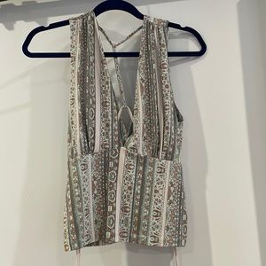 Free people tank, never worn